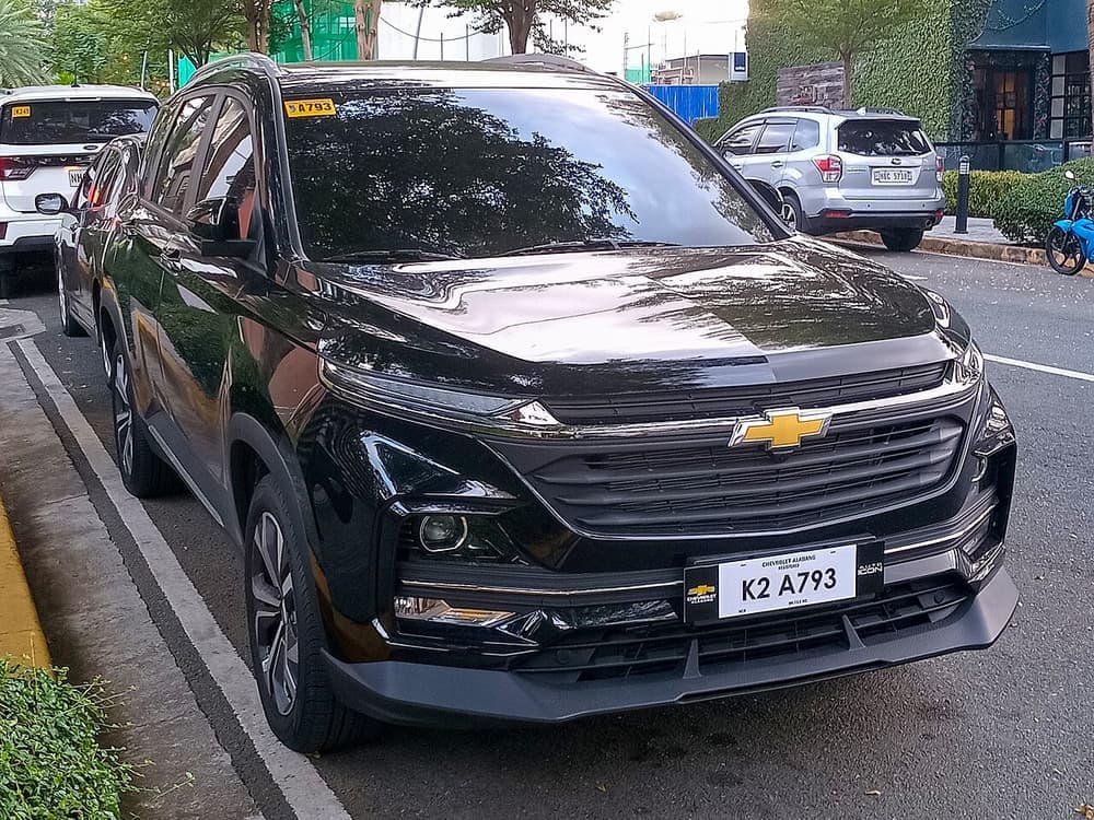 Chevrolet Captiva 2026 (gasolina), foto ilustrativa