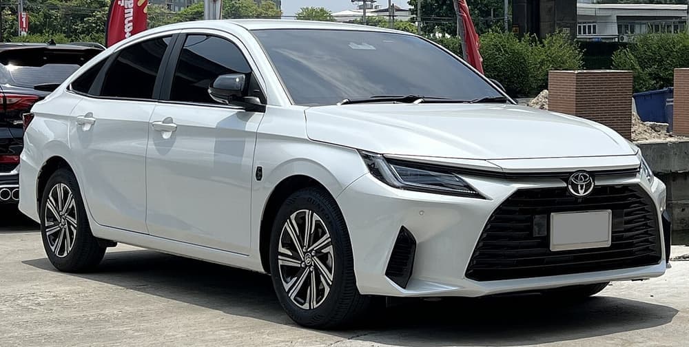 Toyota Yaris Sedán, foto ilustrativa